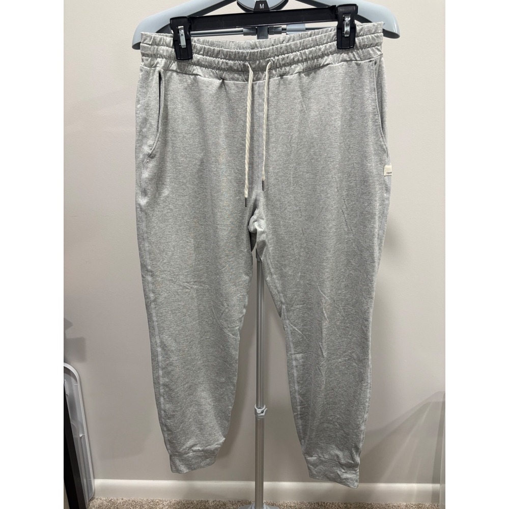 Vuori Women's Performance Jogger Light Heather Grey Size L/XL 25" Dreamknit